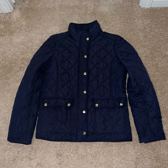 J. Crew Jackets & Blazers - J Crew Quilted Light Puff Snap Button Jacket Size Small